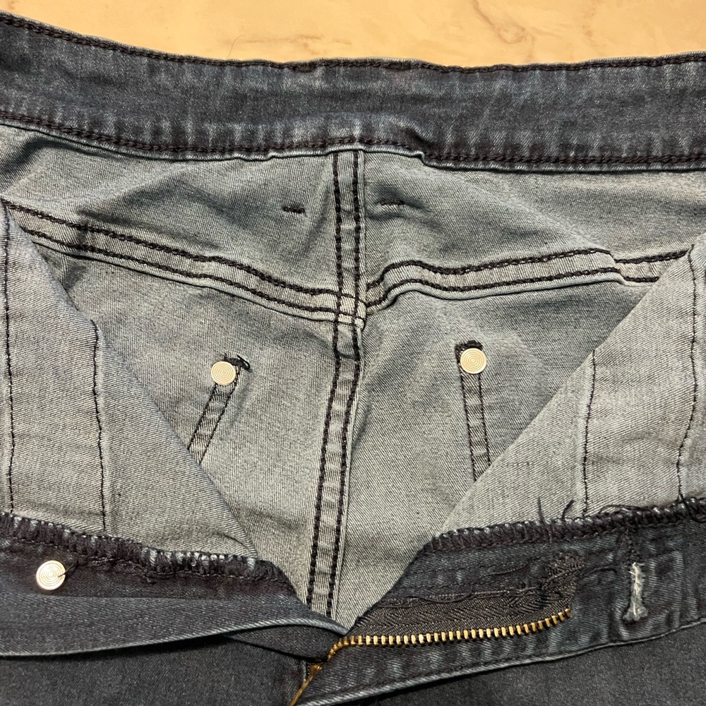 FP Vibes - Women's Blue Flared Jeans - Picture 6 of 7